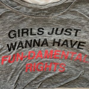 Girls just wanna have fun-damental rights t-shirt